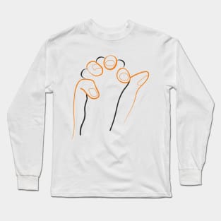 Paw in hand Long Sleeve T-Shirt